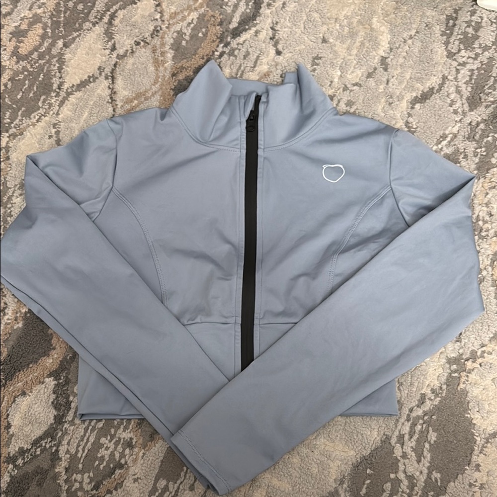 Pcheebum Light Blue Zip Up Size Large
